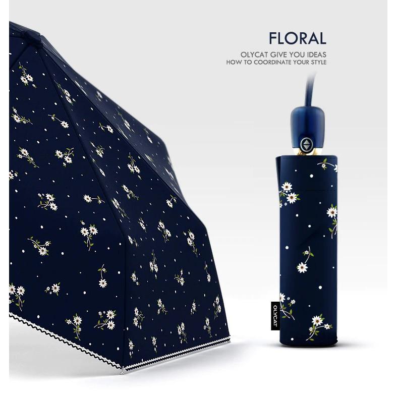 OLYCAT Ô dù cao cấp chống tia UV - Mẫu Floral