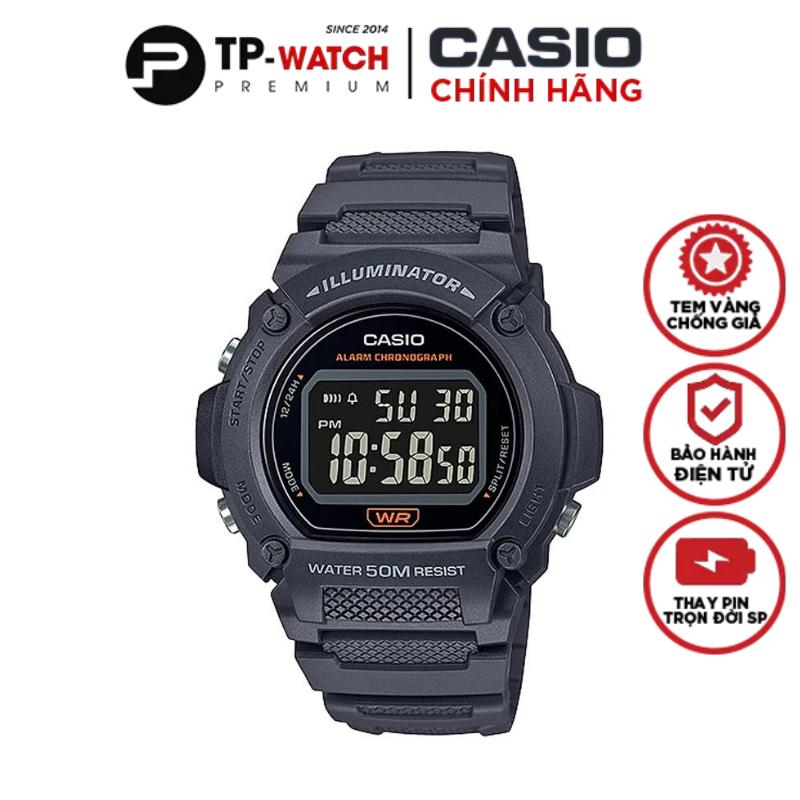 Đồng Hồ Nam Dây Nhựa Casio Standard W-219H-8BVDF Chính Hãng - W-219H-8B