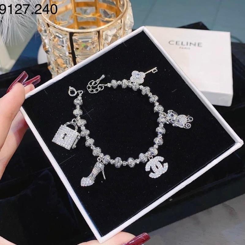 Lắc tay bi 5 charm như hình siêu sáng