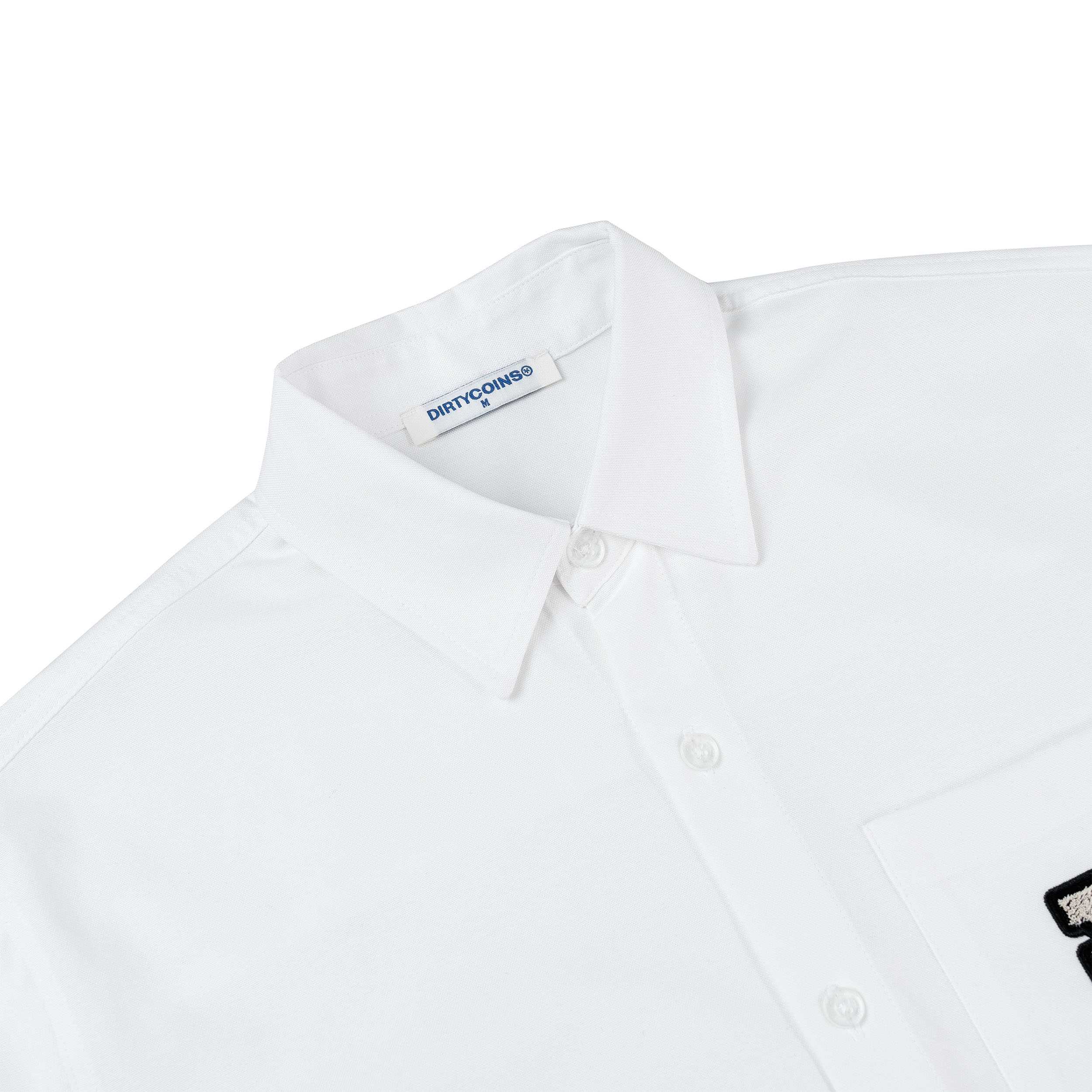 Áo Sơ Mi Y Logo Relaxed Shirt - White