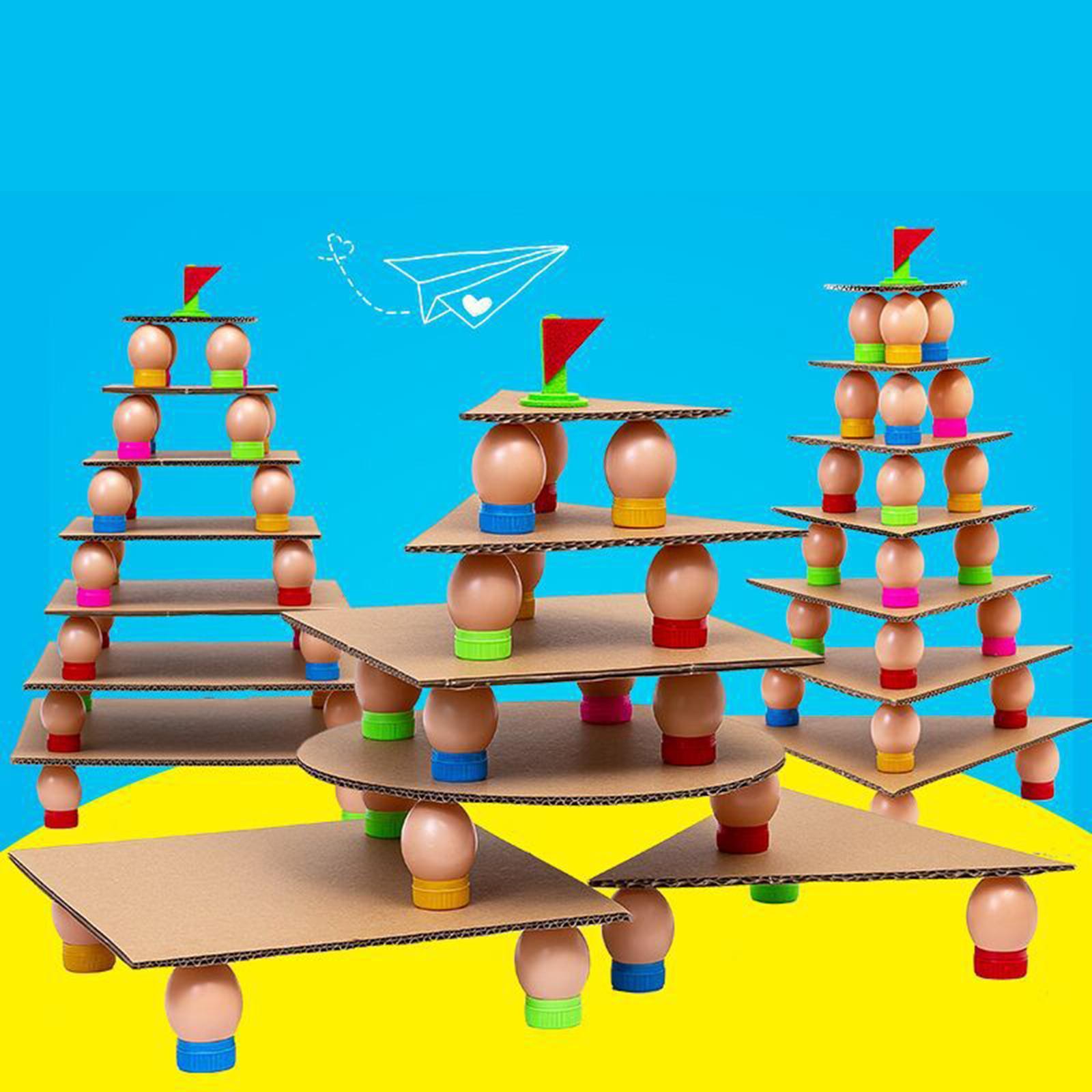 Jigsaw Puzzle Cardboards Size Learning Toys Balance Stacking Toys for Toddlers Birthday Gifts