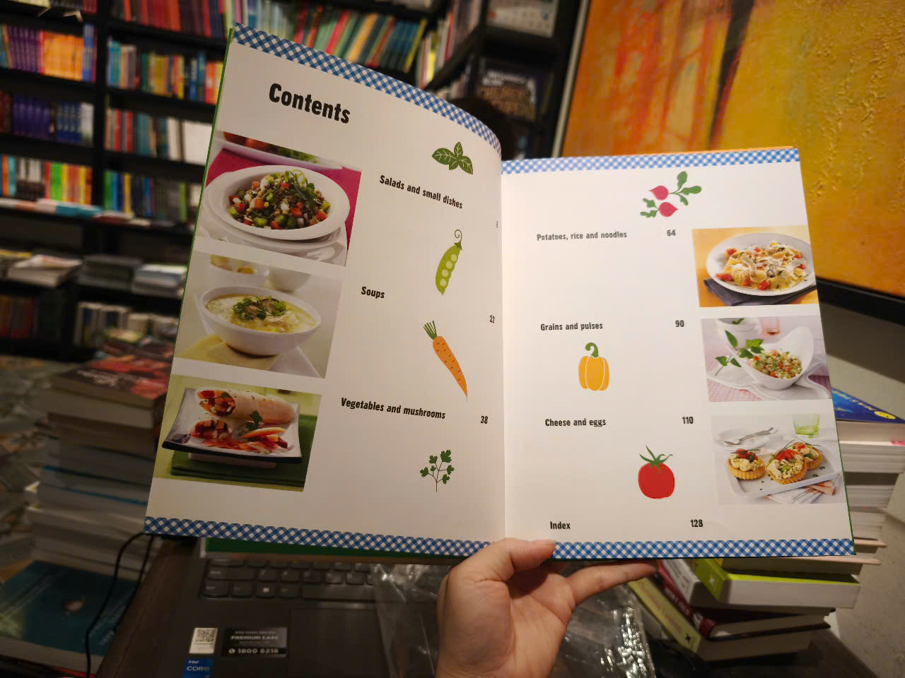 Sách - Vegetarian Cooking by Collectif - Enjoying Fresh Ingredients