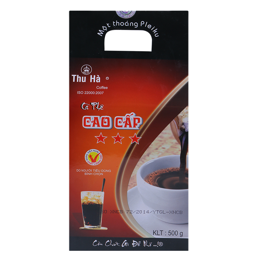 Cà Phê Cao Cấp Ba Sao Thu Hà (500g / Hộp)