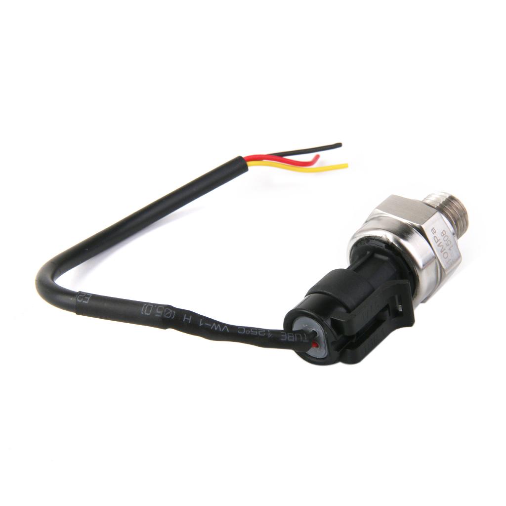 5V DC G1/4 Pressure Transducer Sensor 0-10MPa for Oil Fuel  Air