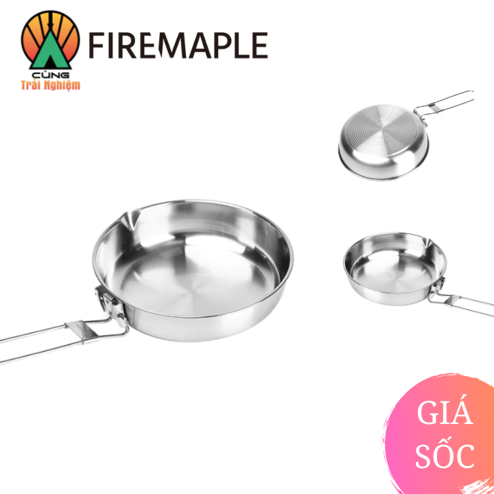 [CHÍNH HÃNG] Chảo Cao Cấp Chuyên Dụng Dã Ngoại Fire-Maple Cho Hoạt Động Nấu Ăn Ngoài Trời FMC-ANTARC-FRYPAN-8