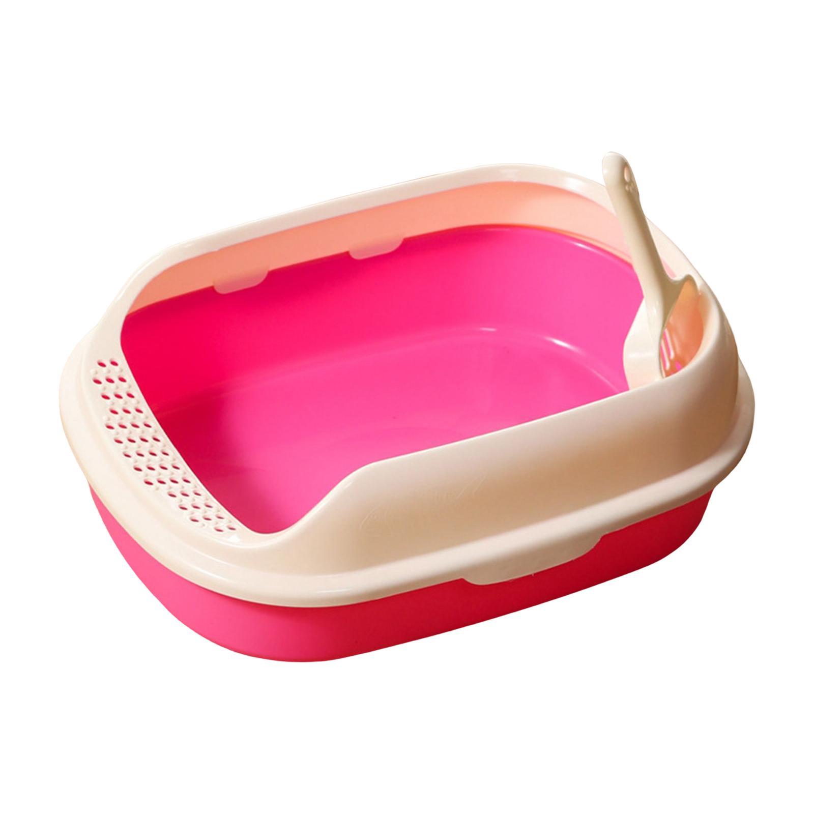 Cat Litter Box Kitten Toilet Pet Litter Tray Bedpan Cat Litter Container