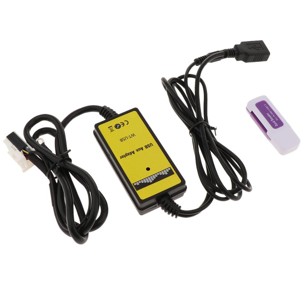 Car USB Aux-in Adapter MP3 Player Radio Interface for , MK5, Golf