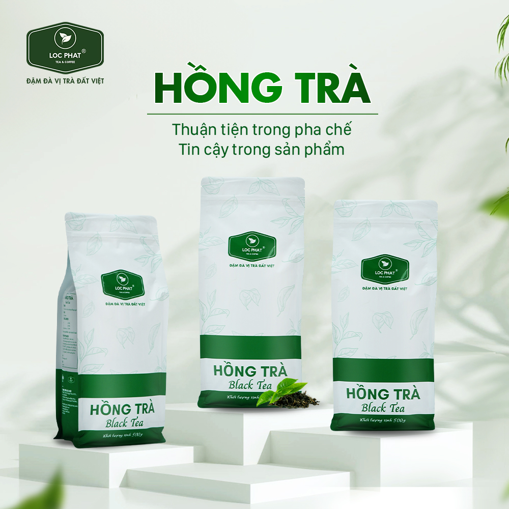 HỒNG TRÀ LỘC PHÁT - 0.5KG - NGUYÊN LIỆU DÙNG PHA CHẾ ĐỒ UỐNG - TRÀ SỮA (Đồ uống)