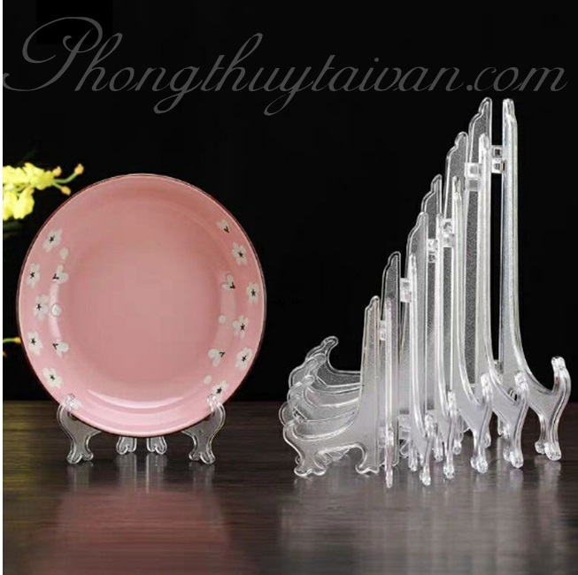 Đế kẹp 2 chân màu trắng trong trang trí 15cm/20cm/27.5cm.