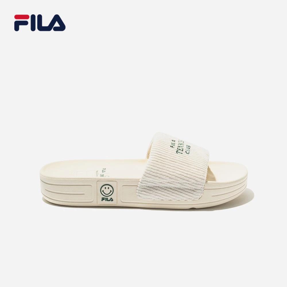 Dép quai ngang unisex Fila Funky Tennis 1998 Sl Wr X Smiley Print - 1SM02585F-920