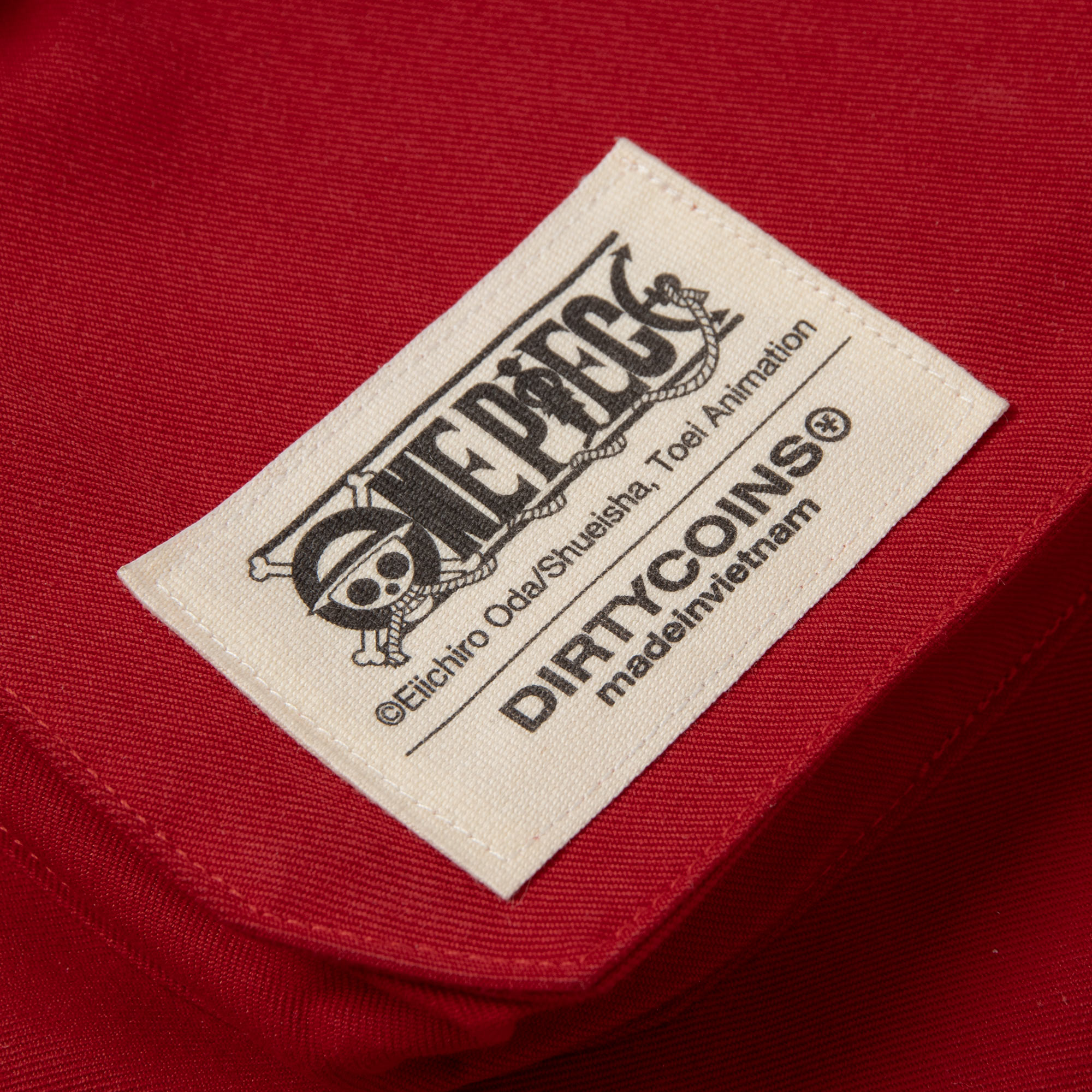 Áo Khoác DirtyCoins x One Piece Logo Utility Vest