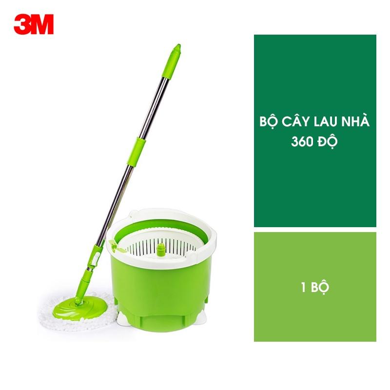 Bộ cây lau nhà 360 Độ Scotch Brite Chính hãng 3M - Bảo Hành 12 tháng