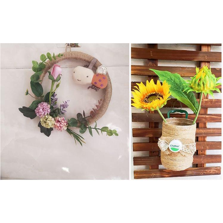 Dây thừng/dây gai/dây bố/ dây đay trang trí hanmade - QUẤN LỌ HOA. GÓI QUÀ, ĐỒ LƯU NIỆM, DÂY DECOR