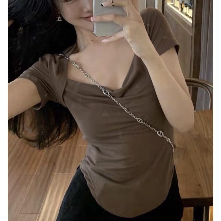 LESSY TOP - Áo thun lạnh ôm body tôn dáng