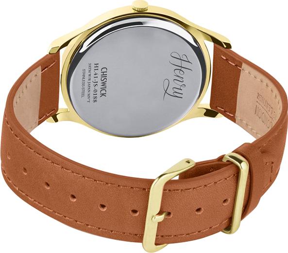 Đồng Hồ Nam Dây Thép Không Gỉ Henry London HL41-JS-0188 Chiswick (41mm) + Dịch Vụ Khắc Tên