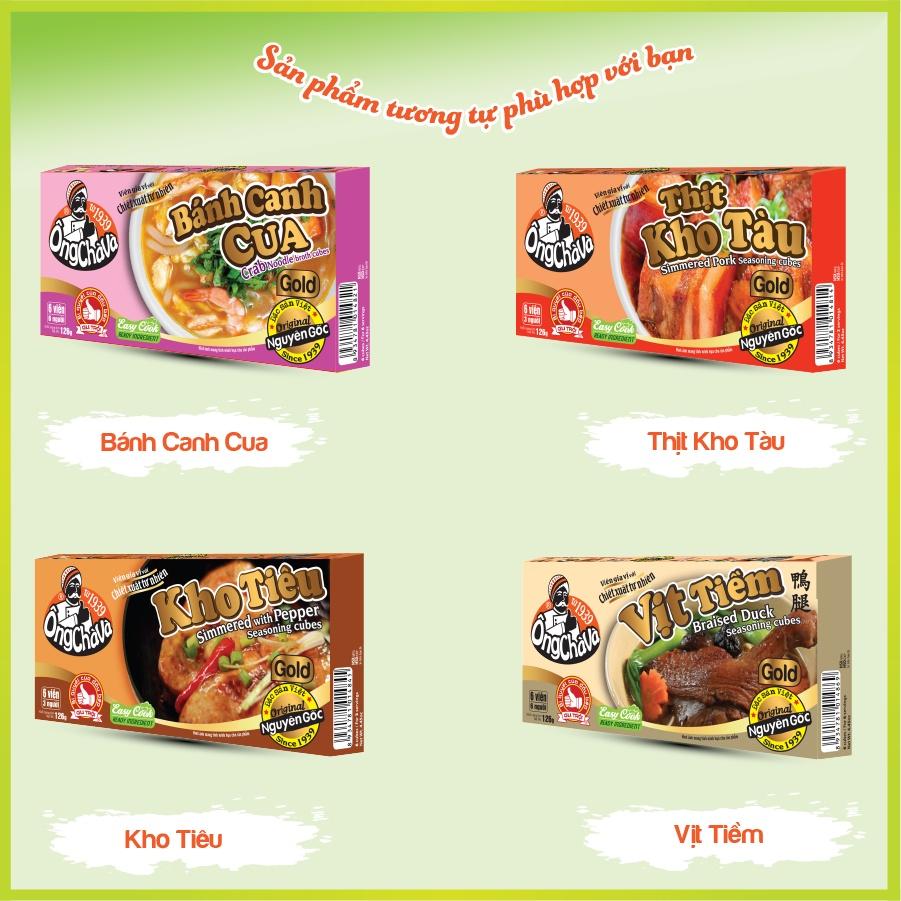 Combo 10 Hộp Viên Gia Vị Cà Ri Gold Cay Ông Chà Và