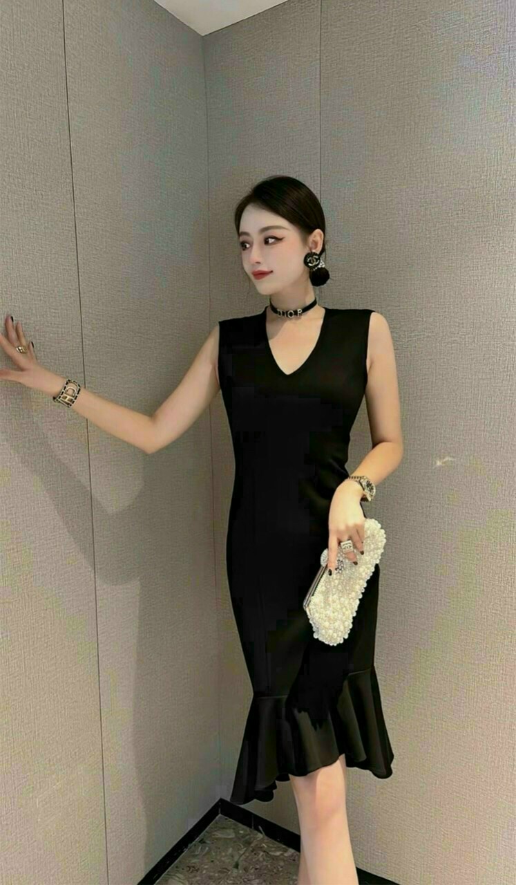 SÉT ĐẦM BODY ĐUÔI CÁ KÈM ÁO KHOÁC