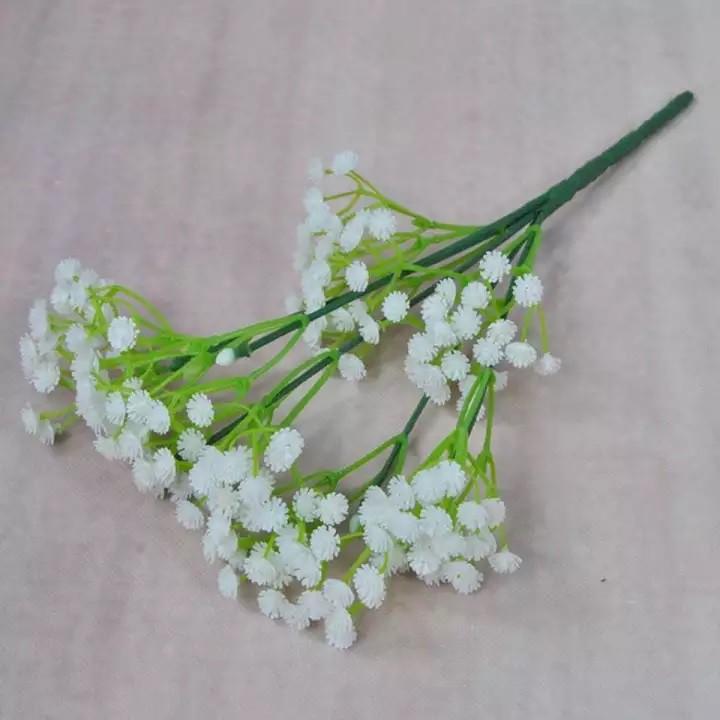 Hoa Baby nhựa cao 30cm - Hoa giả trang trí lọ hoa, cành điểm
