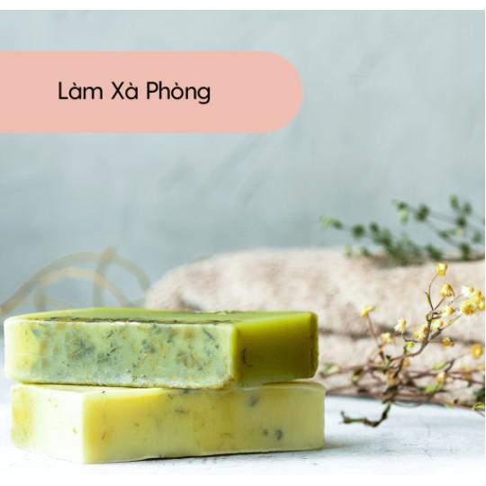 (Bán sỉ 0,5kg) Sáp ong trắng làm nến, làm son, sản phẩm làm đẹp da mặt 500g