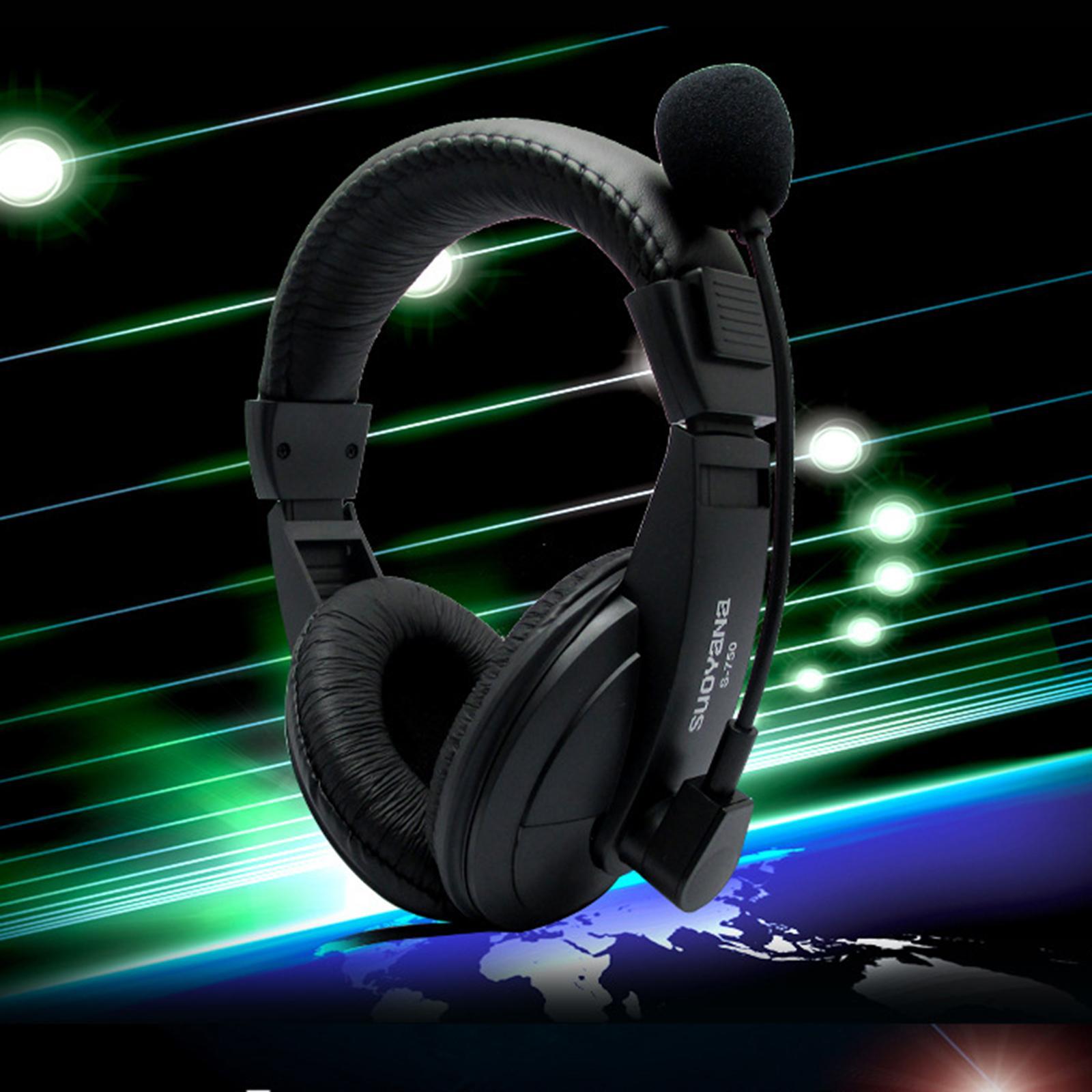 Over-Ear Gaming Headphone with .5mm Bass Surround for Laptop