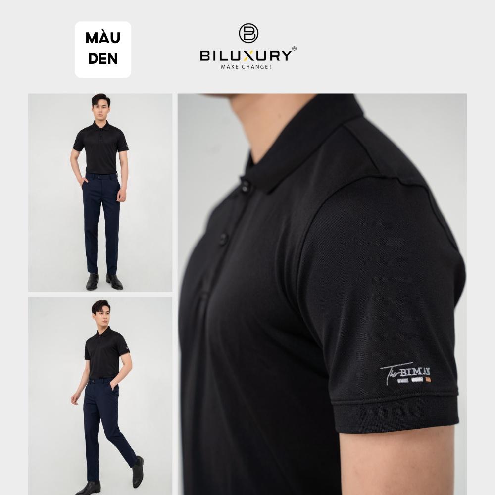 Áo thun polo nam Biman by Biluxury 5APCB011 Chất vải coolmax cao cấp thoáng khí không nhăn xù,nhiều màu sắc