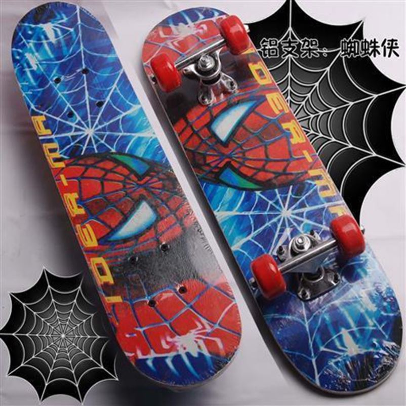 Ván Trượt Trẻ Em Pohanu Skateboard Bằng Hỗ Hoạt Hình Đáng Yêu An Toàn Cho Bé - Đồ Chơi Lướt Ván