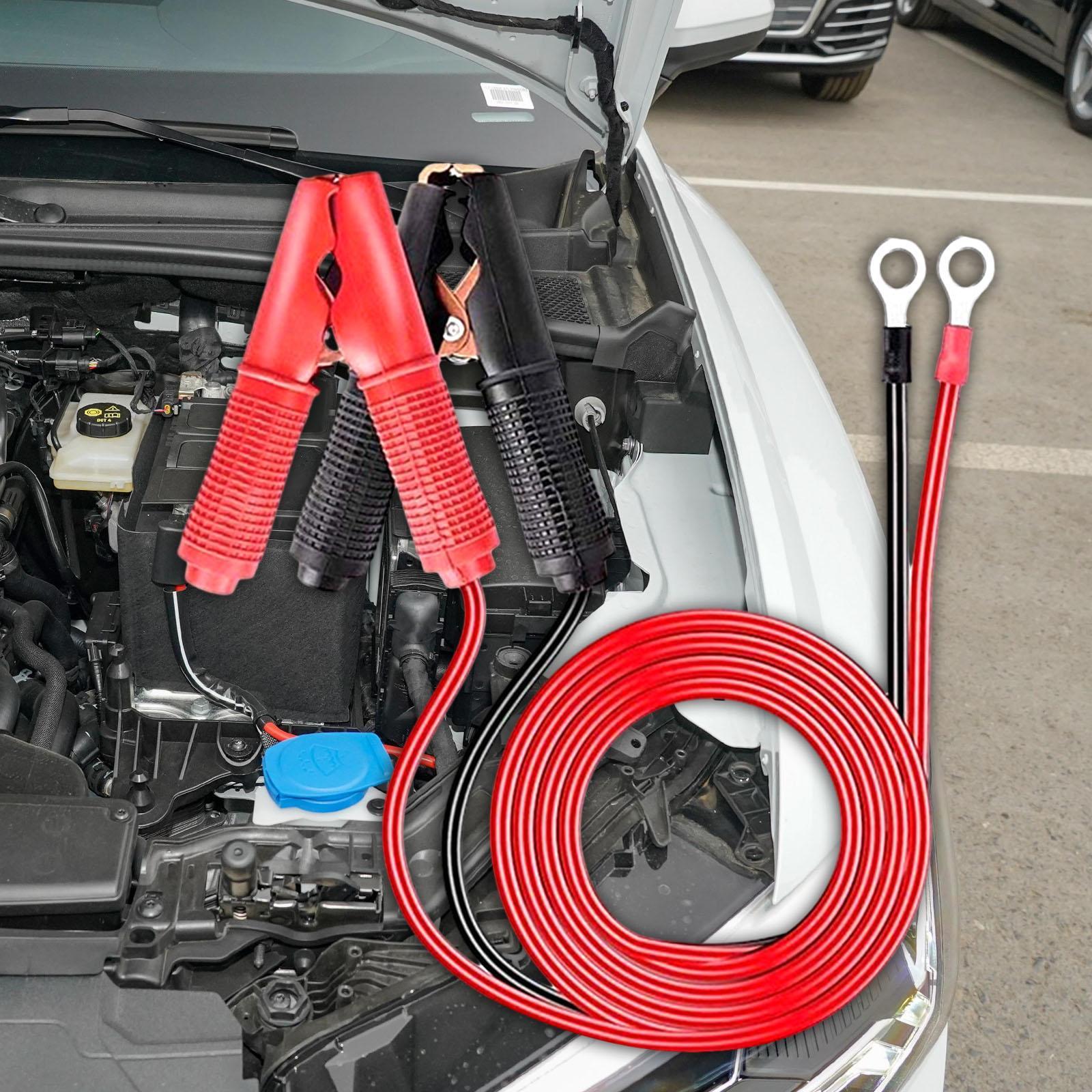 Cars Battery Cable Battery Alligator Clips Clamp 30A Fuse Battery Jump Cable