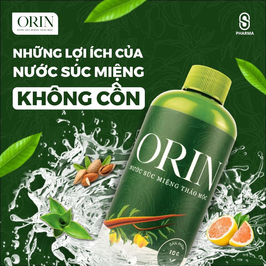 Combo 2 chai Nước Súc Miệng Thảo Mộc Orin (250ml) ngừa sâu răng, kháng khuẩn, tan mảng bám