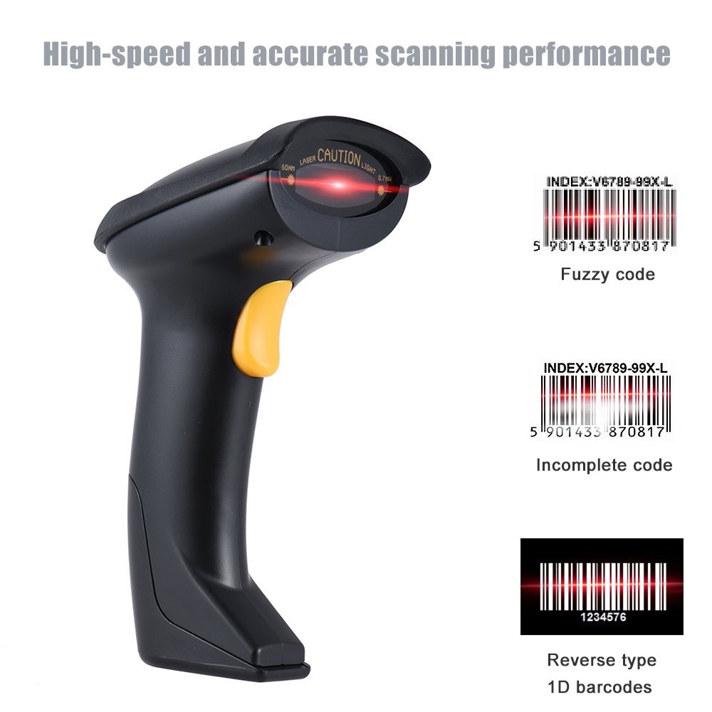 ROGTZ Máy Scan Quét Mã Vạch Không Dây Cao Cấp 2.4G Tốc Độ Quét Siêu Nhanh LM-800 - Hàng Nhập Khẩu