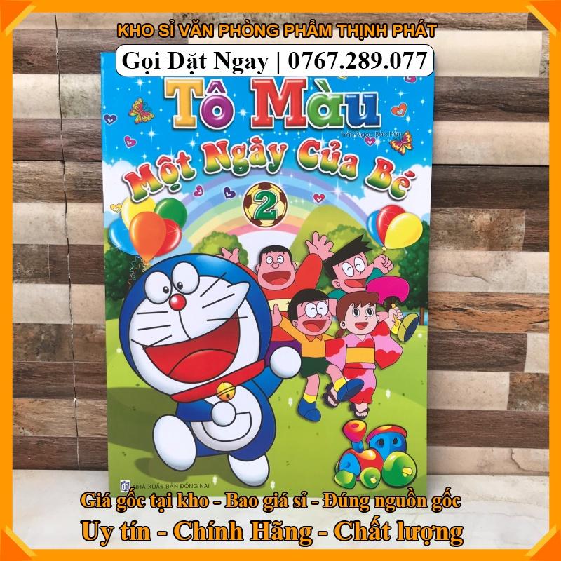 TẬP TÔ MÀU DORAEMON:Một ngày của bé