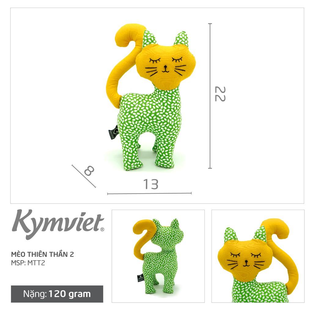 Đồ Chơi Nhồi Bông Hình Mèo Thiên Thần 2 Kymviet 100% Handmade Cotton