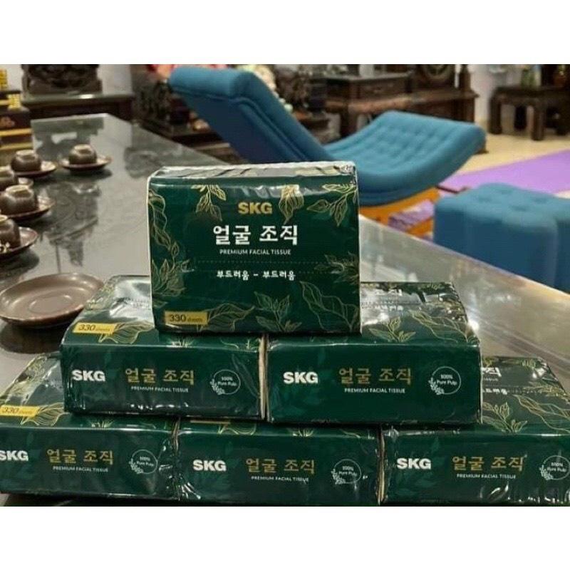 Free Ship - Thùng 30 gói giấy ăn gấu trúc hàng giấy cao cấp SKG 300 tờ/ gói