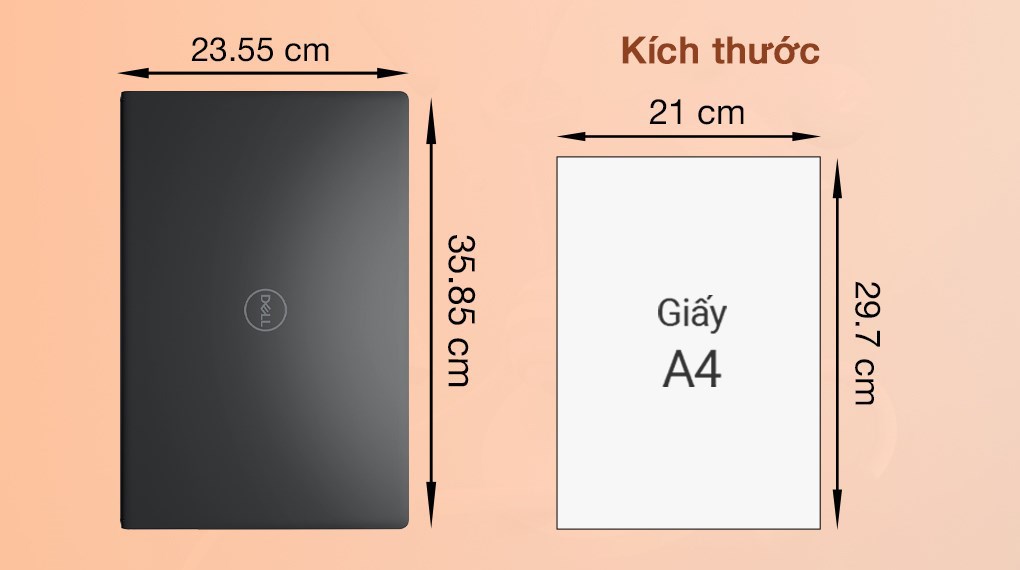 Máy Tính Xách Tay Laptop Dell Vostro V3510B - Hàng Chính Hãng