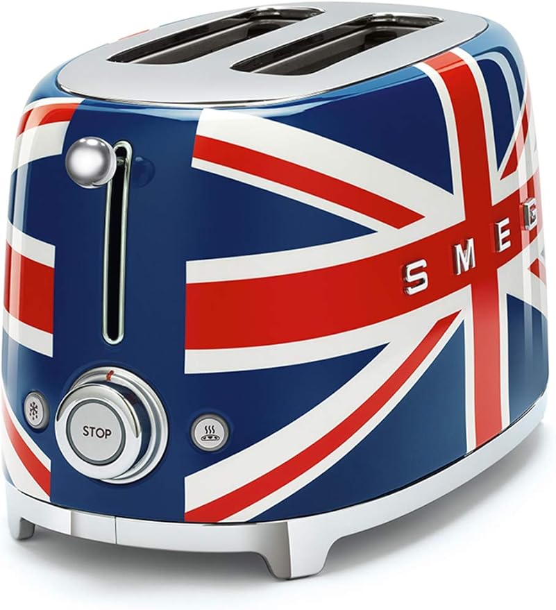 Máy nướng bánh mì SMEG TSF01UJEU - phiên bản quốc kỳ Anh Hàng chính hãng