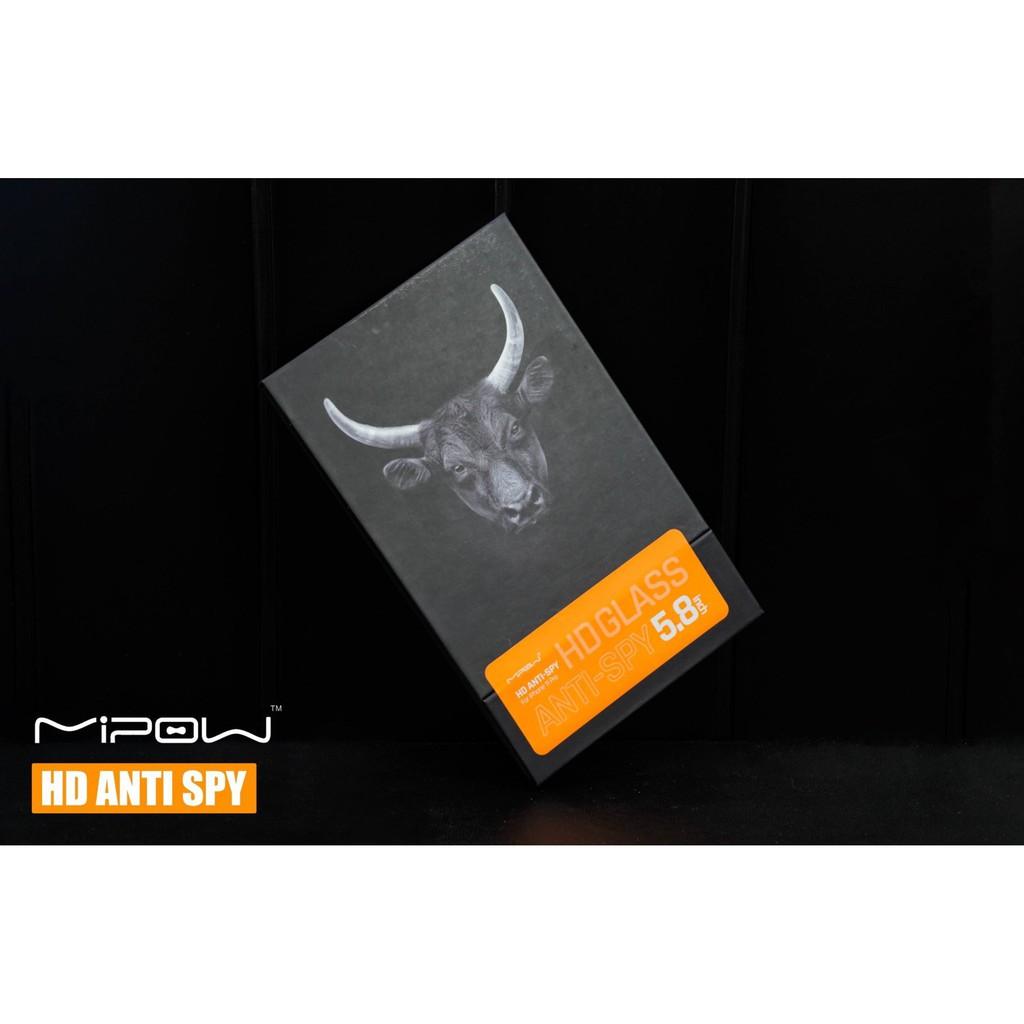 MIẾNG DÁN CHỐNG NHÌN TRỘM MIPOW KINGBULL ANTI-SPY PREMIUM HD CHO IPHONE 12/12PRO/12PROMAX - Hàng Chính Hãng
