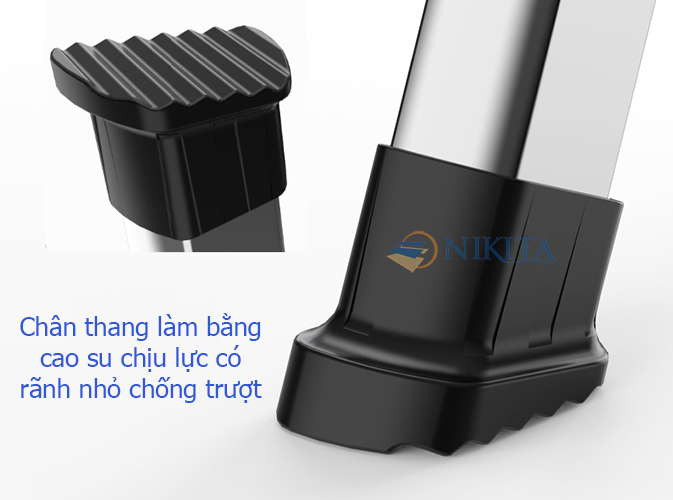 Thang nhôm ghế bậc lớn Nikita NKT-DL04