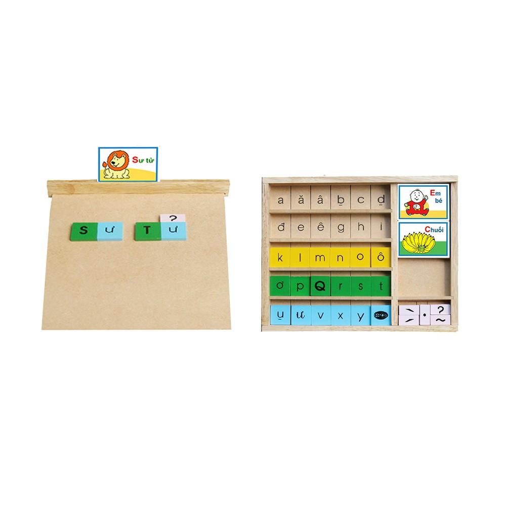 Đồ chơi gỗ Winwintoys - Bộ học vần 60312