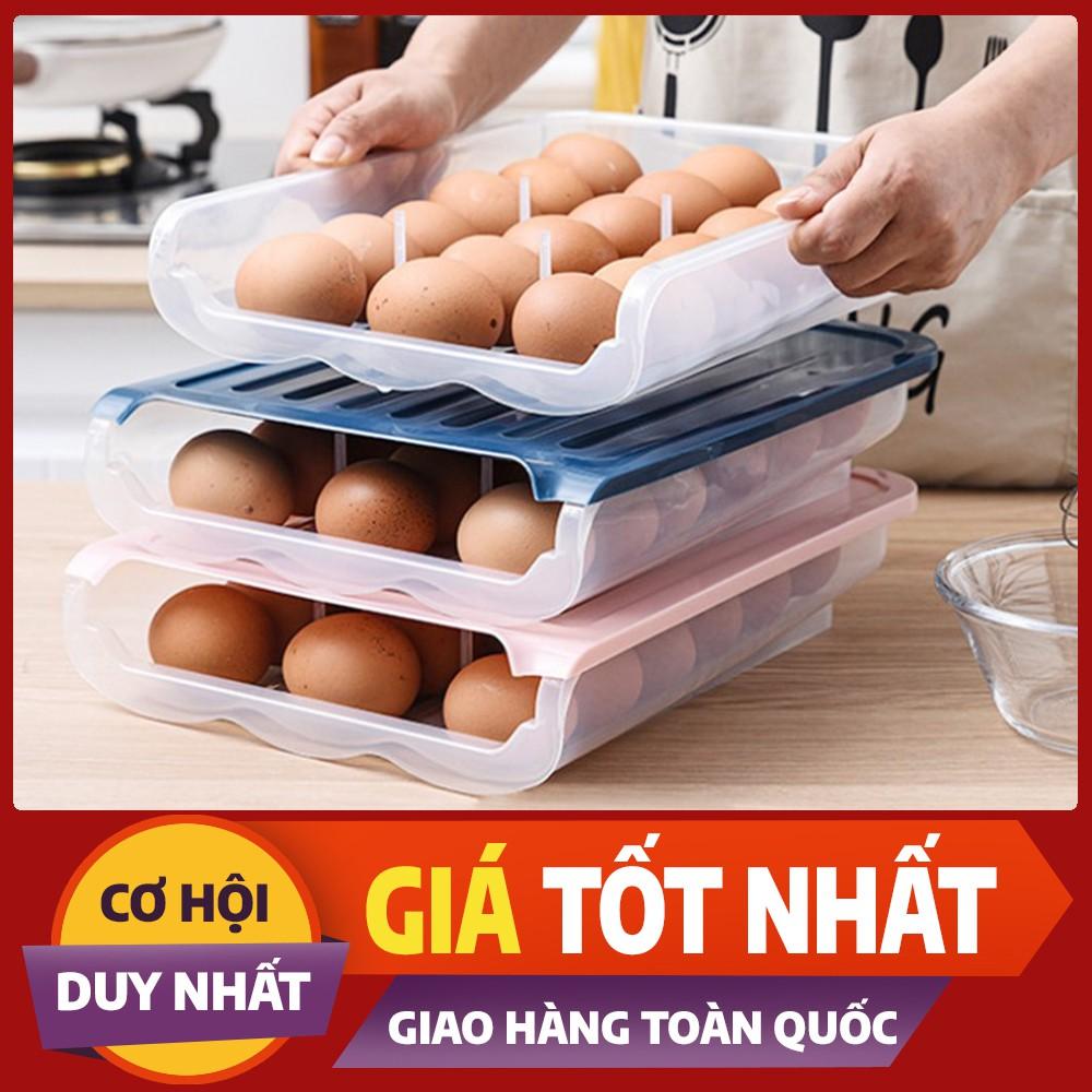 Khay Đựng Trứng 3 Ngăn Tiện Lợi