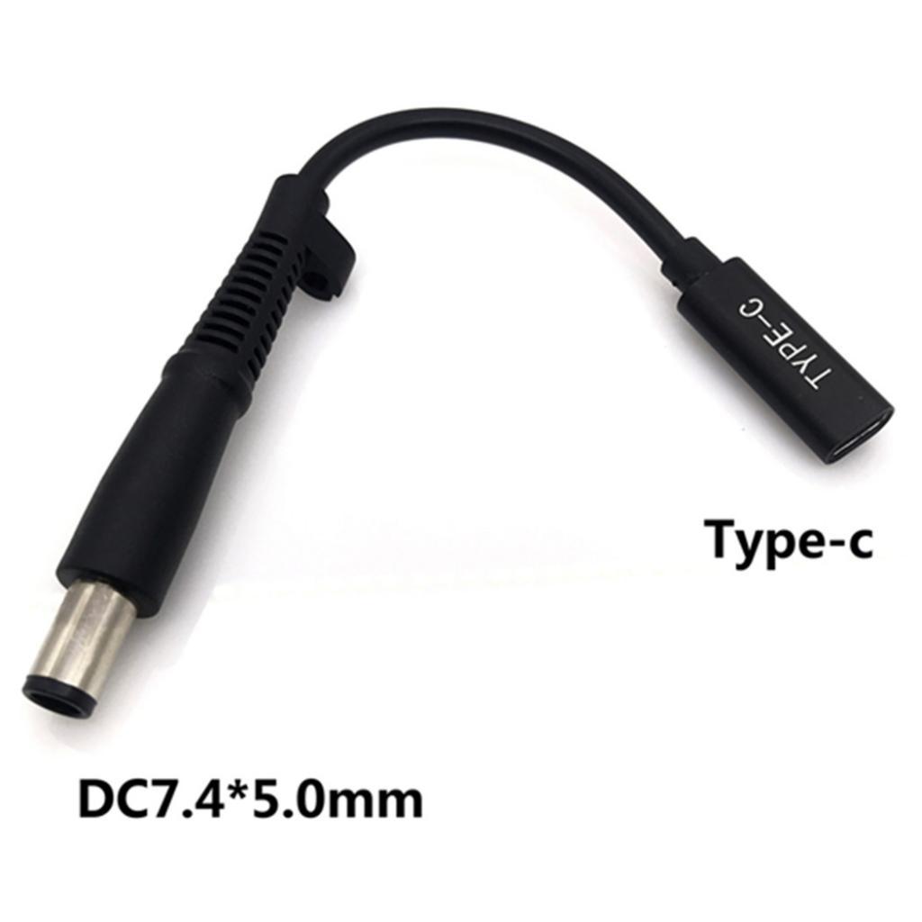 Type C Socket Up to 7.4mm X 5.0mm Power Supply Cord Charger Power Supply