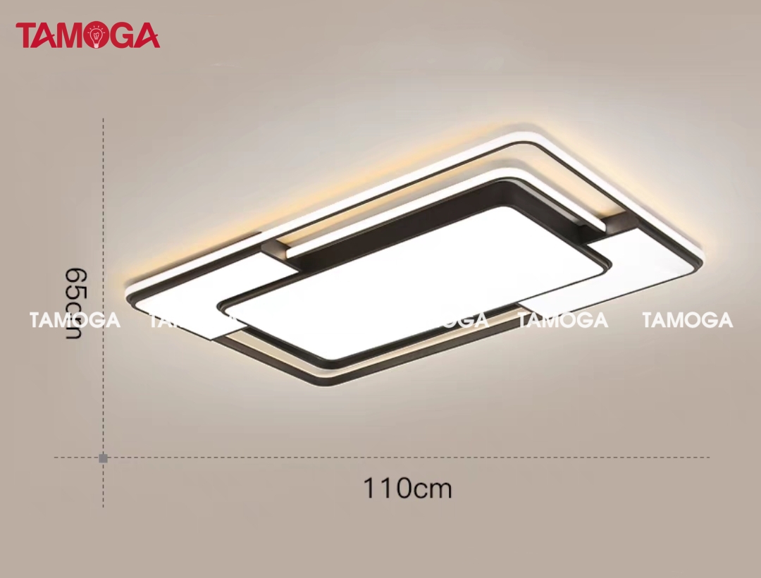 Đèn ốp trần hiện đại TAMOGA ALVAS 8519 + Tặng kèm khiển