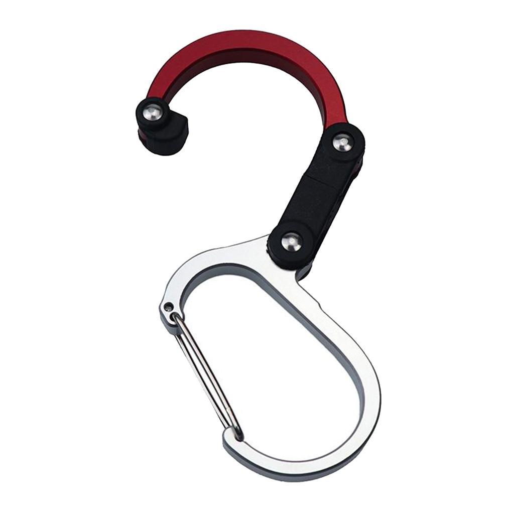 Mini Carabiner Clip Hook Keychain for Travel, Luggage, Small