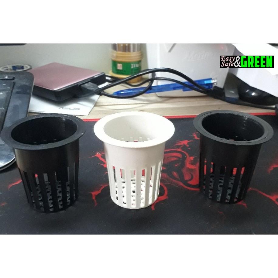 Bộ 100 rọ nhựa trồng rau thủy canh phi 55, dày dặn, dẻo dai, rất tốt