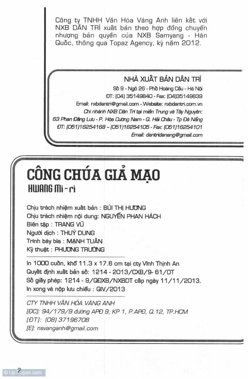 công chúa giả mạo chapter 25 2