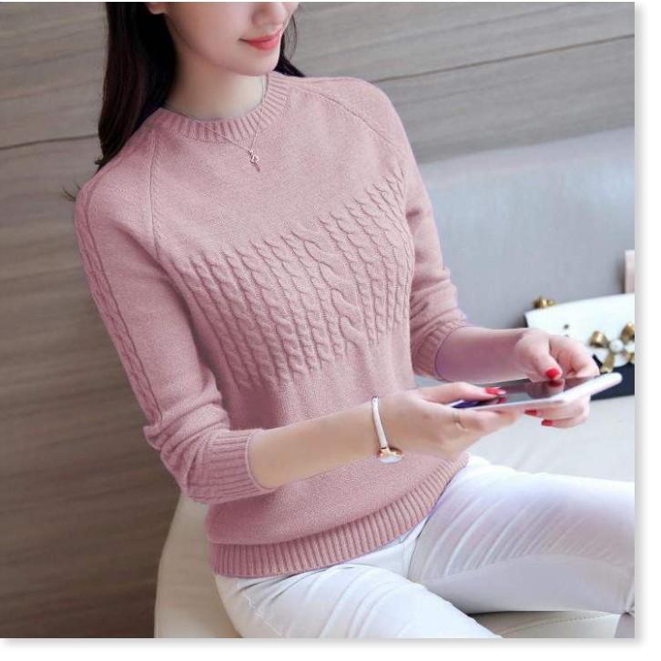 ÁO LEN NỮ THỜI TRANG CHẤT DÀY MỊN A0085, ÁO LEN NỮ HÀN QUỐC
