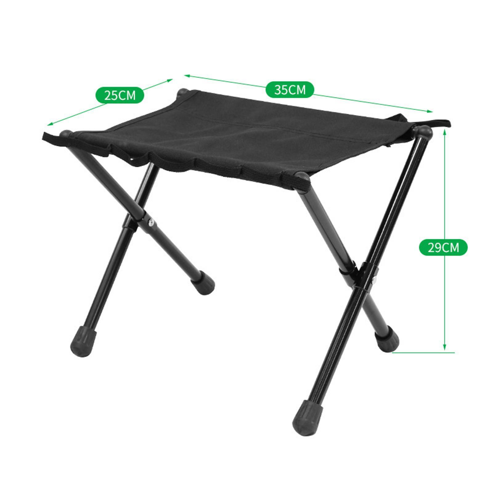 Portable Camping Chair Lightweight Wear Resistant Fishing Seat Camping Stool for Lawn Garden