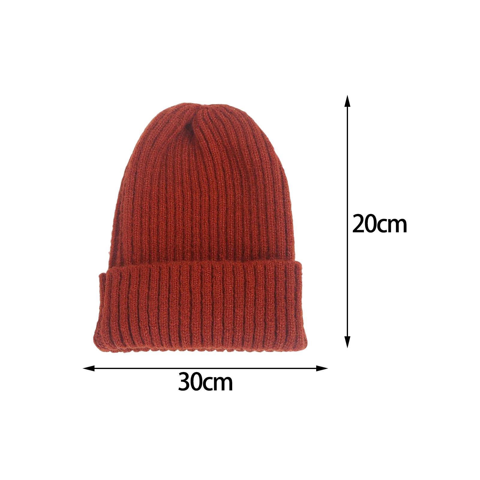 2 Winter Hat Warm Beanie Fashion Thick for Unisex Winter Activities Skiing