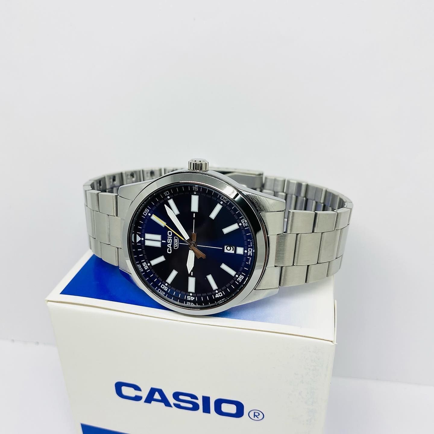 Đồng Hồ Nam Casio MTP-VD02D-2EUDF -Quart-Dây Kim Loại