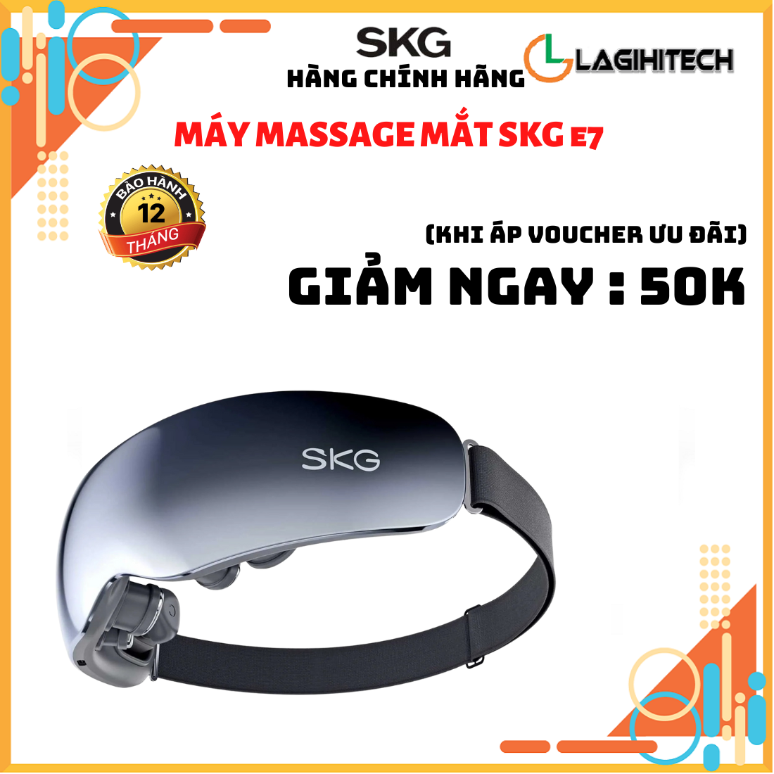 (Giá Hủy Diệt) Máy massage mắt SKG E7 - Hàng chính hãng