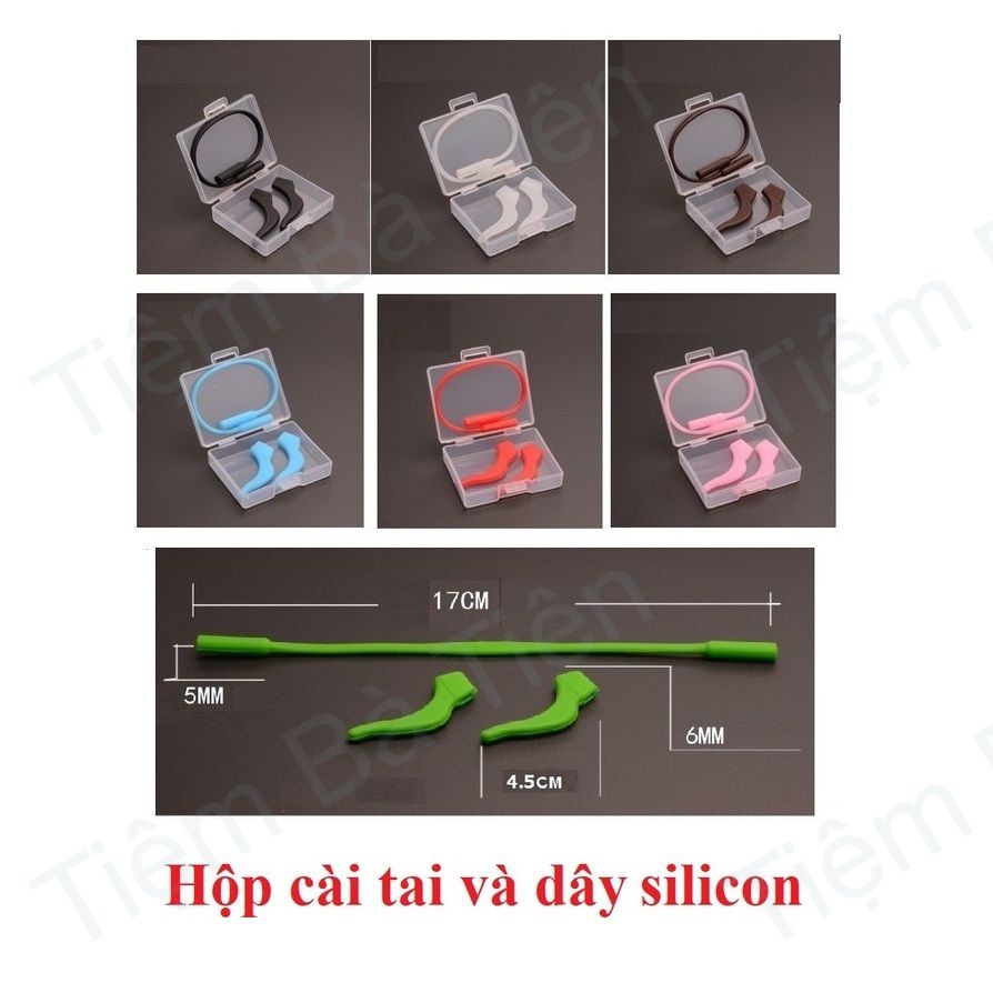 Cặp gài kính silicon chống rơi rớt tiện lợi