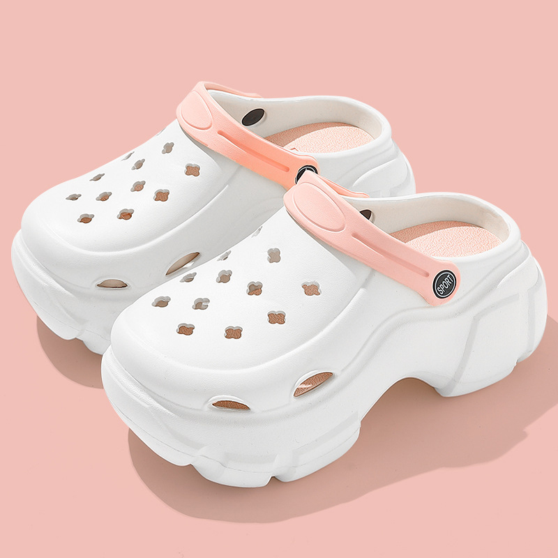 Dép bánh mì Cross nữ siêu nhẹ kèm Sticker dễ thương - dép nữ hot trend DNU9044
